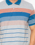 Walrus Kaos Polo Pria Motif Garis (Salur) T12087A