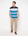 Walrus Men's Polo Shirt Striped Motif (Stripes) T12090T