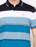 Walrus Men's Polo Shirt Striped Motif (Stripes) T12090T