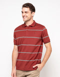 Walrus Kaos Polo Pria Motif Garis (Salur) T12099R