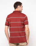 Walrus Kaos Polo Pria Motif Garis (Salur) T12099R