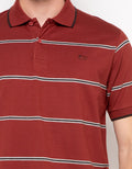 Walrus Kaos Polo Pria Motif Garis (Salur) T12099R