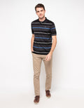 Walrus Kaos Polo Pria Motif Garis (Salur) T12101T