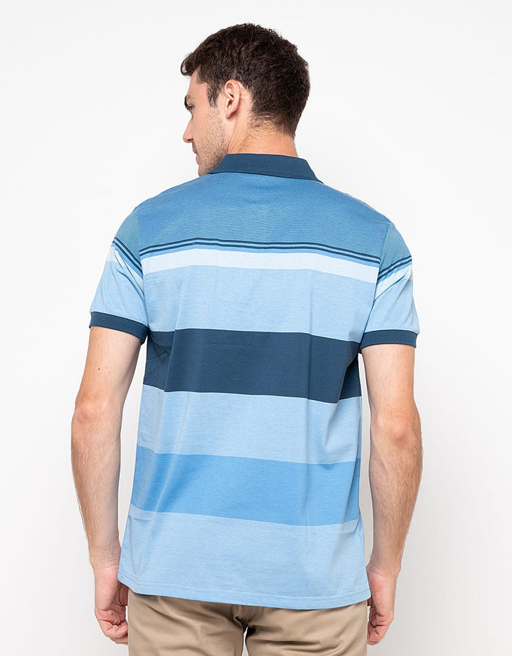 Walrus Kaos Polo Pria Motif Garis (Salur) T12102B