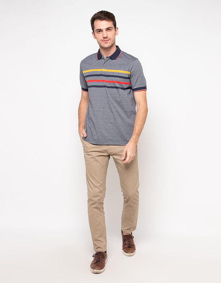 Walrus Kaos Polo Pria Motif Garis (Salur)  T12104N
