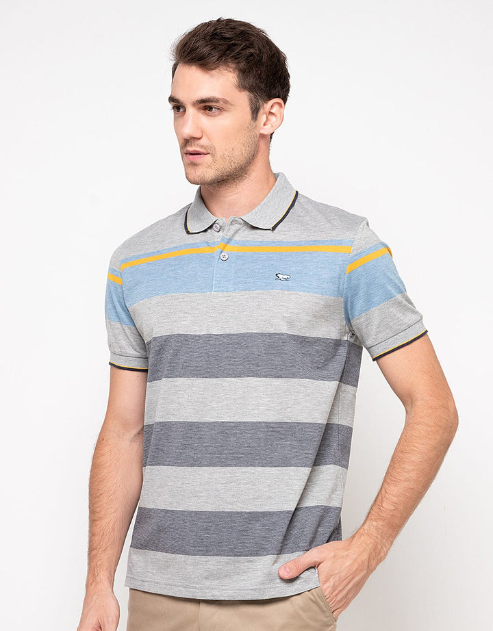 Walrus Kaos Polo Pria Motif Garis (Salur) T12105A