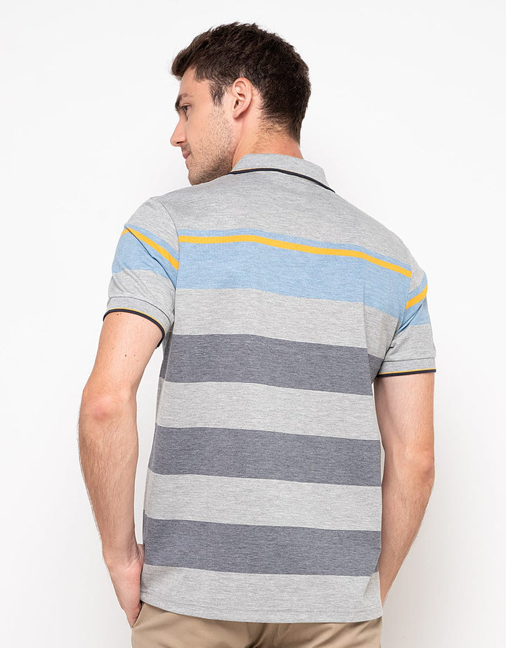 Walrus Kaos Polo Pria Motif Garis (Salur) T12105A