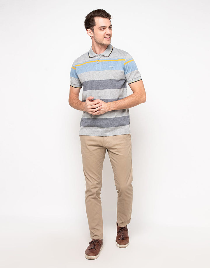 Walrus Kaos Polo Pria Motif Garis (Salur) T12105A