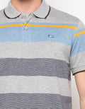 Walrus Kaos Polo Pria Motif Garis (Salur) T12105A