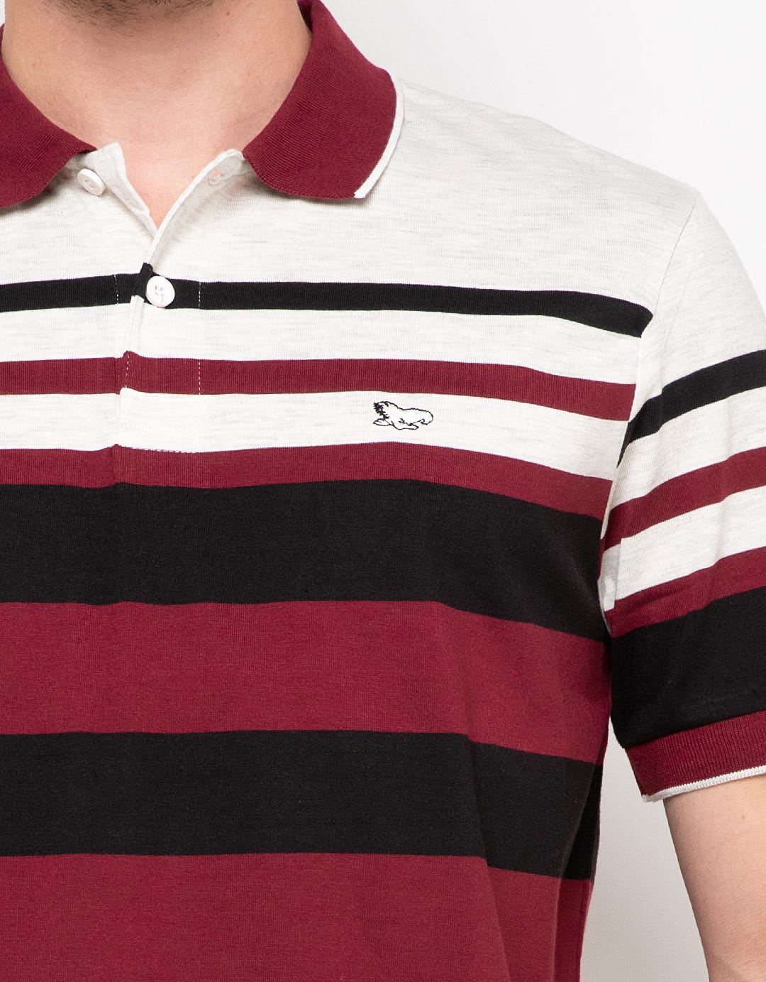 Walrus Kaos Polo Pria Motif Garis (Salur) T12106M