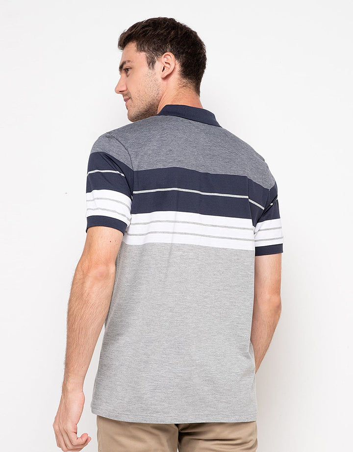 Walrus Men's Polo Shirt Striped Motif (Stripes) T12107A