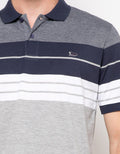 Walrus Men's Polo Shirt Striped Motif (Stripes) T12107A