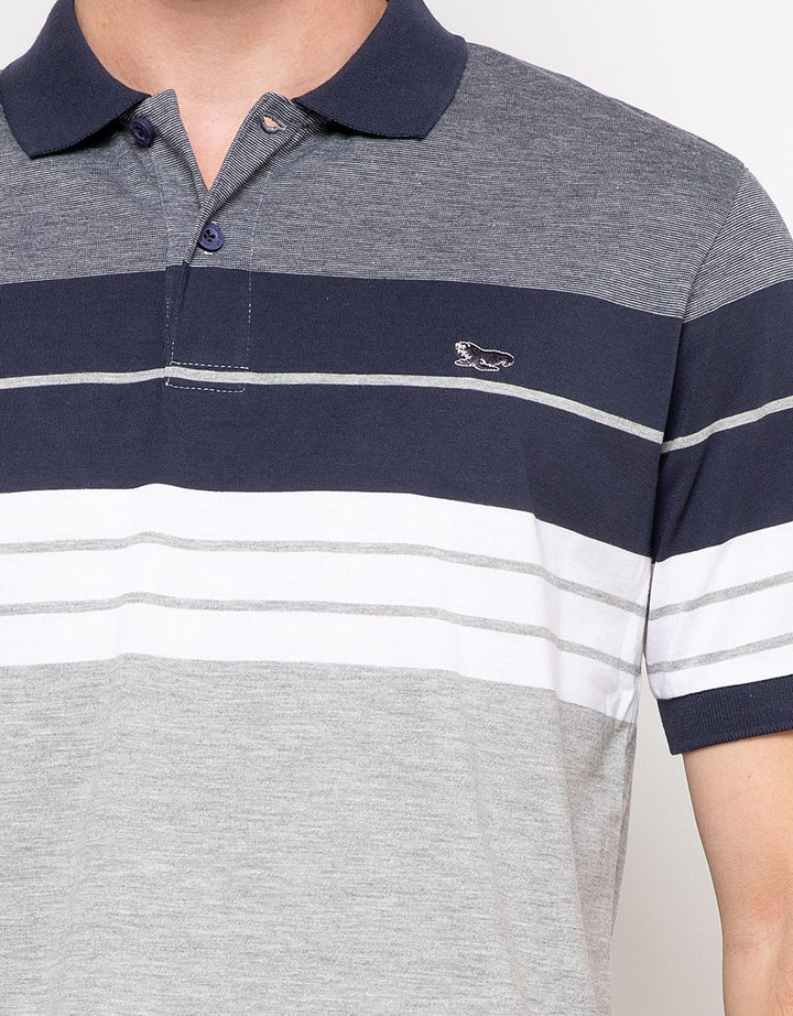 Walrus Men's Polo Shirt Striped Motif (Stripes) T12107A