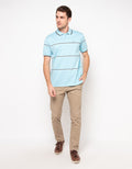 Walrus Kaos Polo Pria Motif Garis (Salur)T12098B