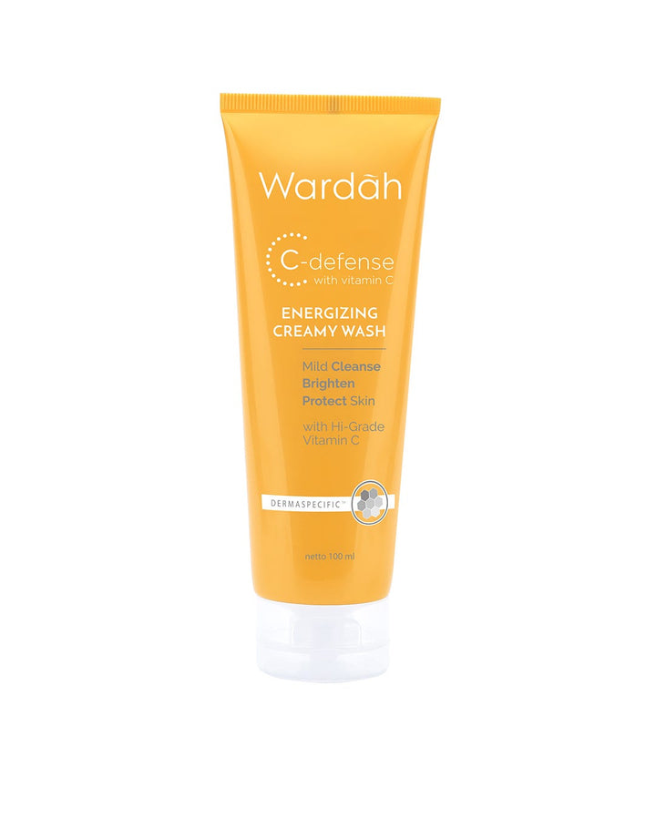 Wardah C-Defense Energizing Creamy Wash 100 ml