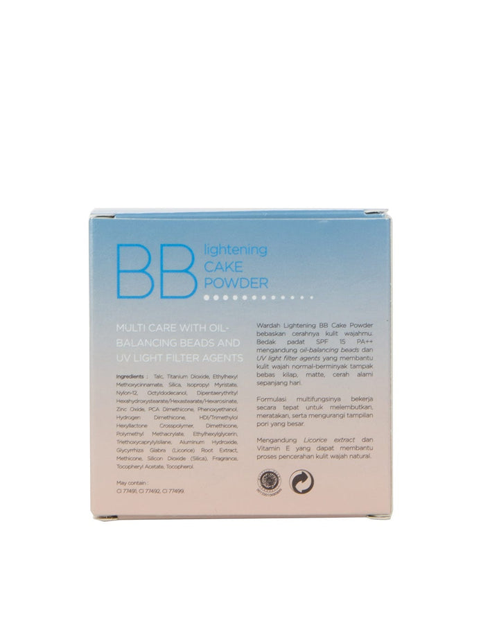 Wardah Refill Lightening BB Cake Powder 03 Natural 11 gr