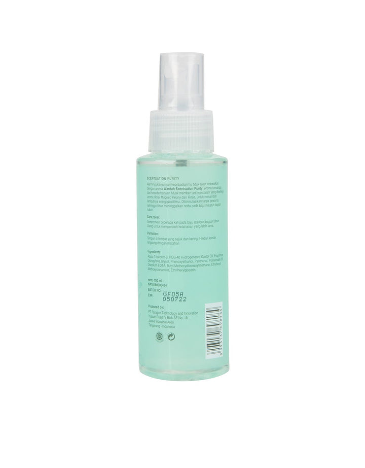 Wardah Scentsation Purity Body Mist 100 ml