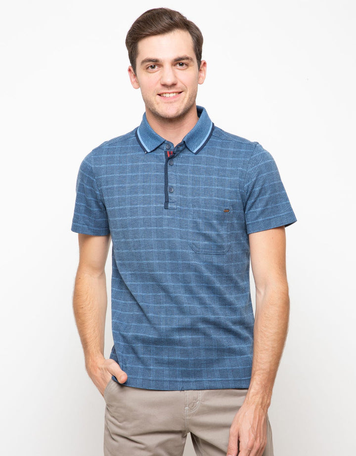 Watchout Casual Polo Shirt Squares