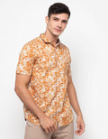 Watchout Jeans Shirt Full Print Motif