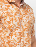 Watchout Jeans Shirt Full Print Motif