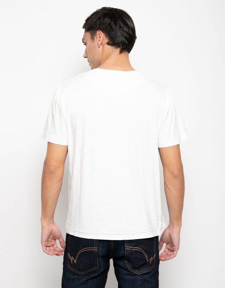 Watchout Jean's T-shirt Aksen Print Geometris