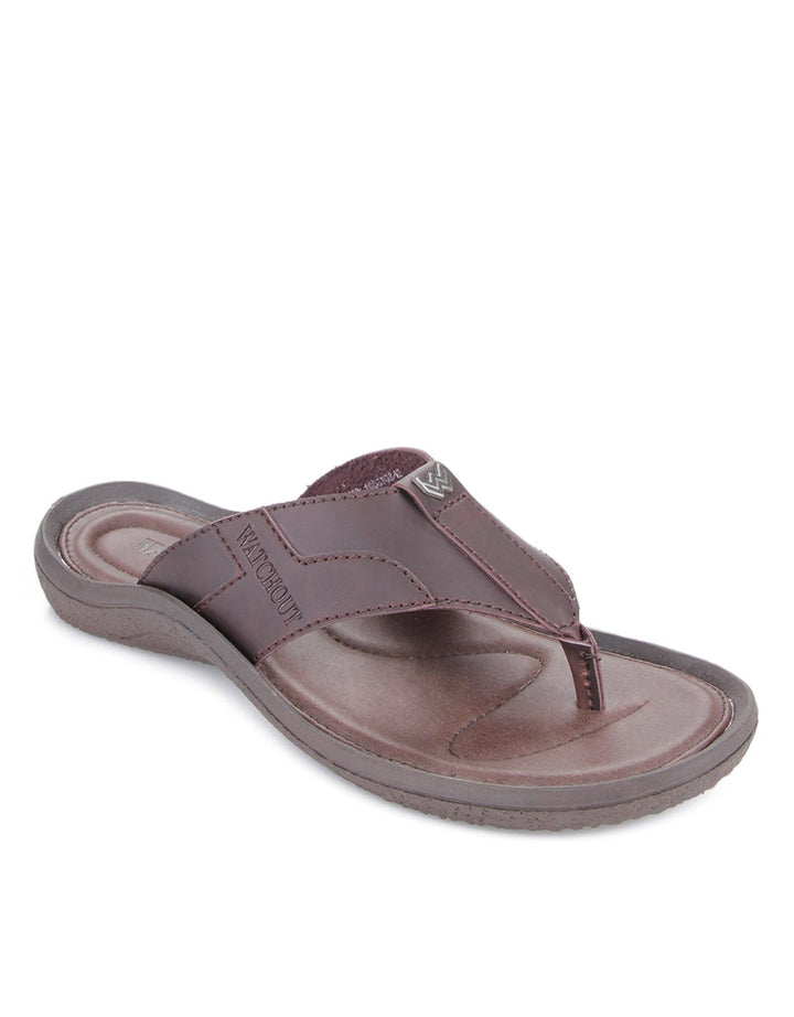 Watchout Sandal Pria Plain Wide Y-Strap