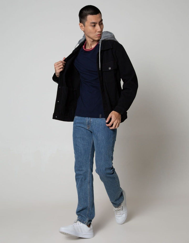 Nevada Denim Jacket Twill With Hoodie