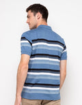 Walrus Kaos Polo Pria Motif Garis (Salur) T12014B