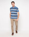 Walrus Kaos Polo Pria Motif Garis (Salur) T12014B