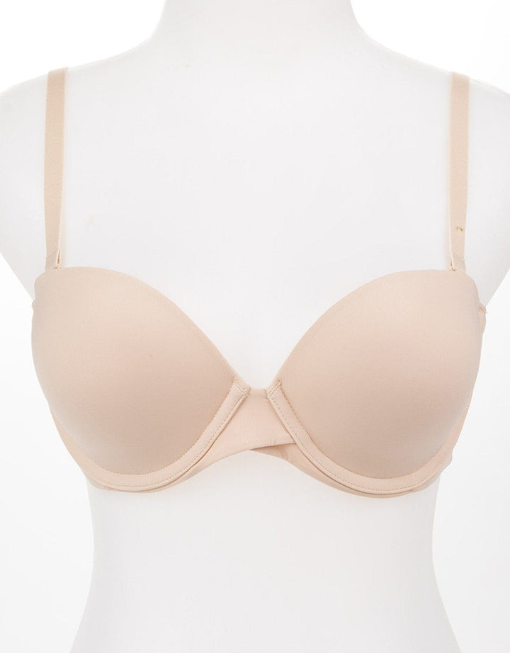 Whiteberry Wire Micro Half Cup Side Push Bra
