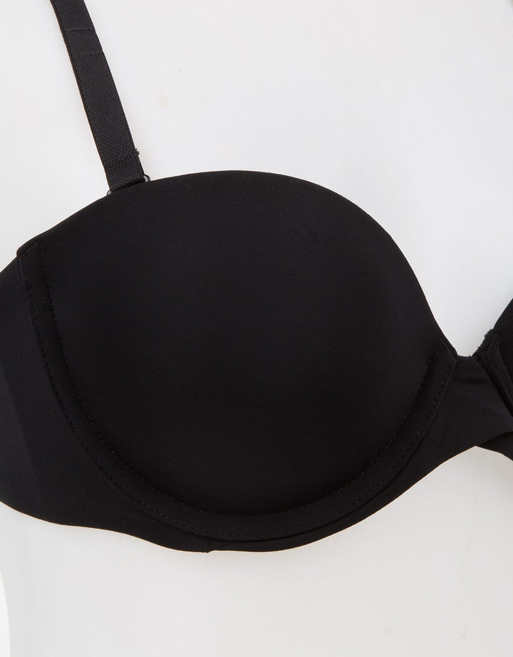 Whiteberry Wire Micro Half Cup Side Push Bra