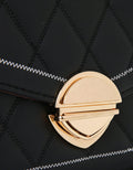 Huer Ubeya Quilted Flap Sling Bag