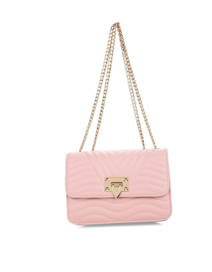 Huer Fersa Quilted Flap Sling Bag