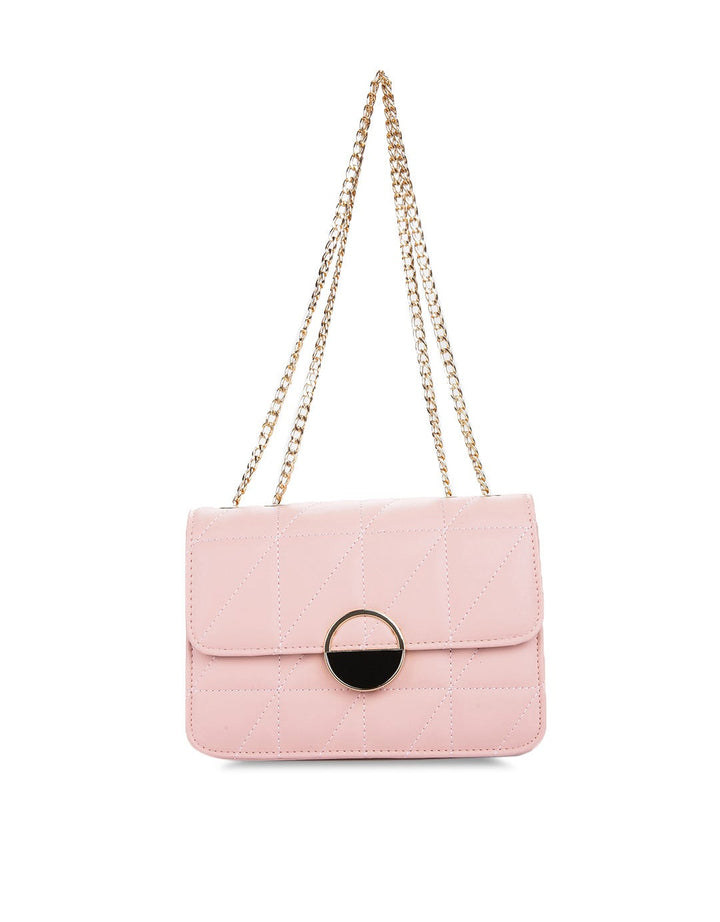 Huer Celga Quilted Flap Sling Bag