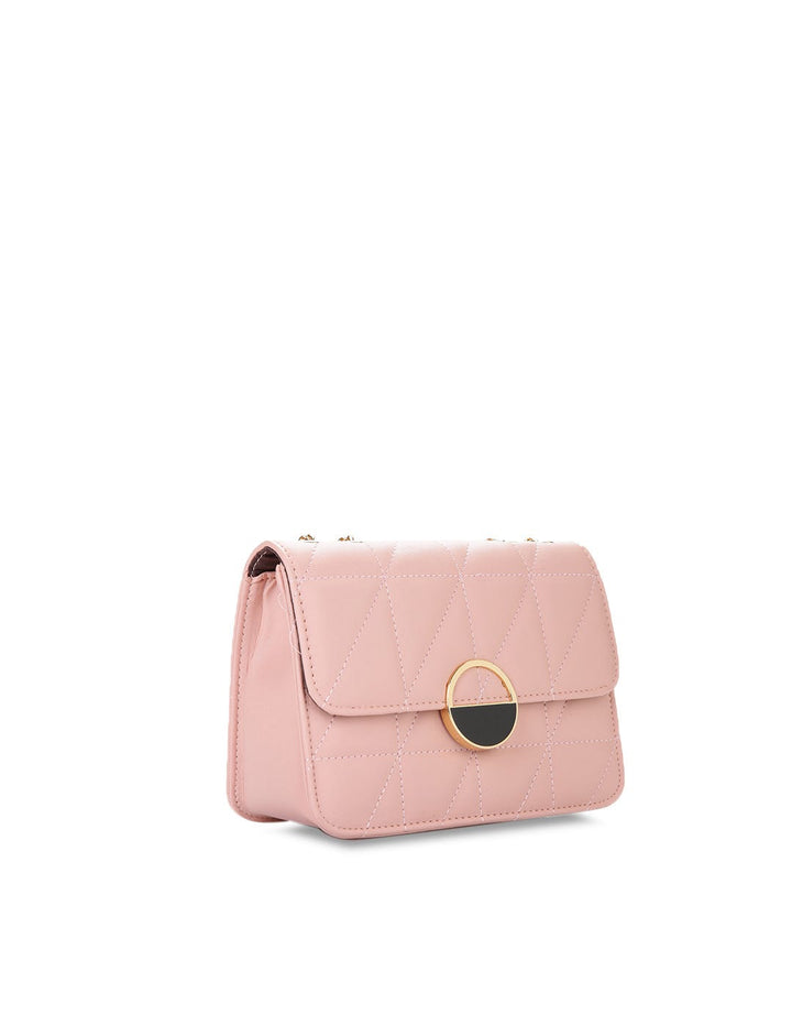 Huer Celga Quilted Flap Sling Bag