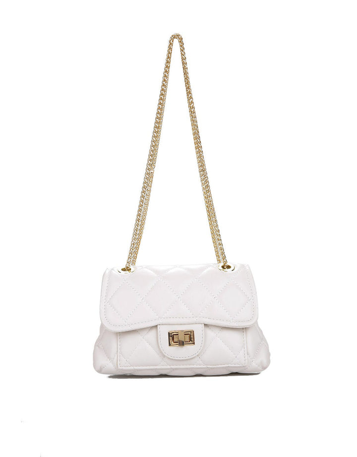 Huer Cedy Quilted Flap Sling Bag