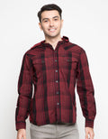 Cardinal Jeans Kemeja Lengan Panjang Squared and Hoods