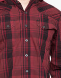 Cardinal Jeans Kemeja Lengan Panjang Squared and Hoods
