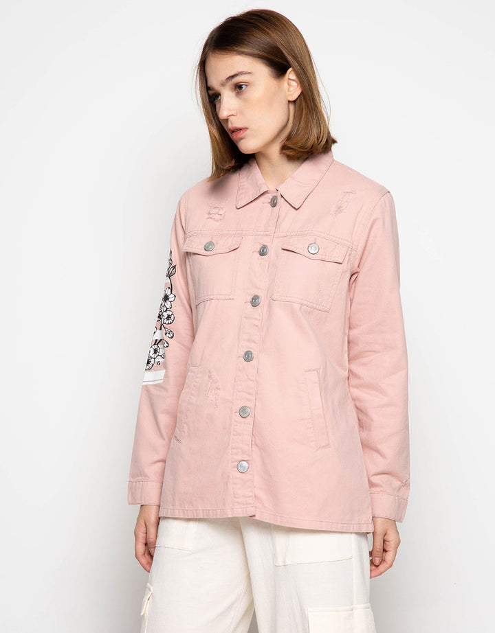 JACKET WITH PRINT