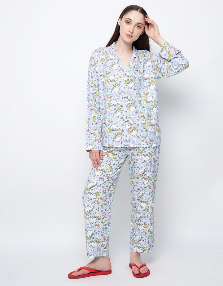 LS CLOUDY UNI PAJAMAS