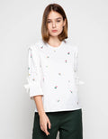 TRG TOP WVN EMG FLW