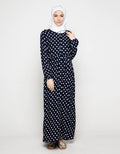 LS MAXI DRESS POKA P