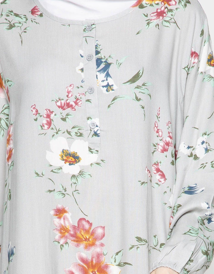 LS MAXI DRESS PALE