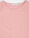 Minimal Raglan Blouse With Lace