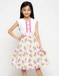 Donita Ribbon Lace Dress Anak