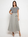 Graphics Box Pleats Skirt 15Ks1Gr