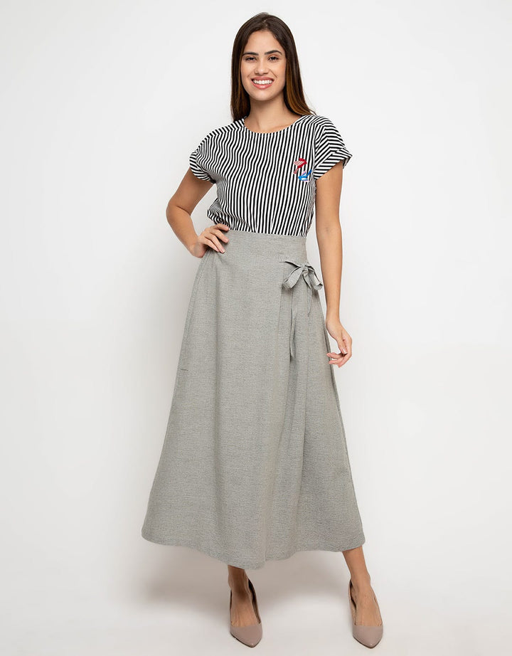 Graphics Box Pleats Skirt 15Ks1Gr