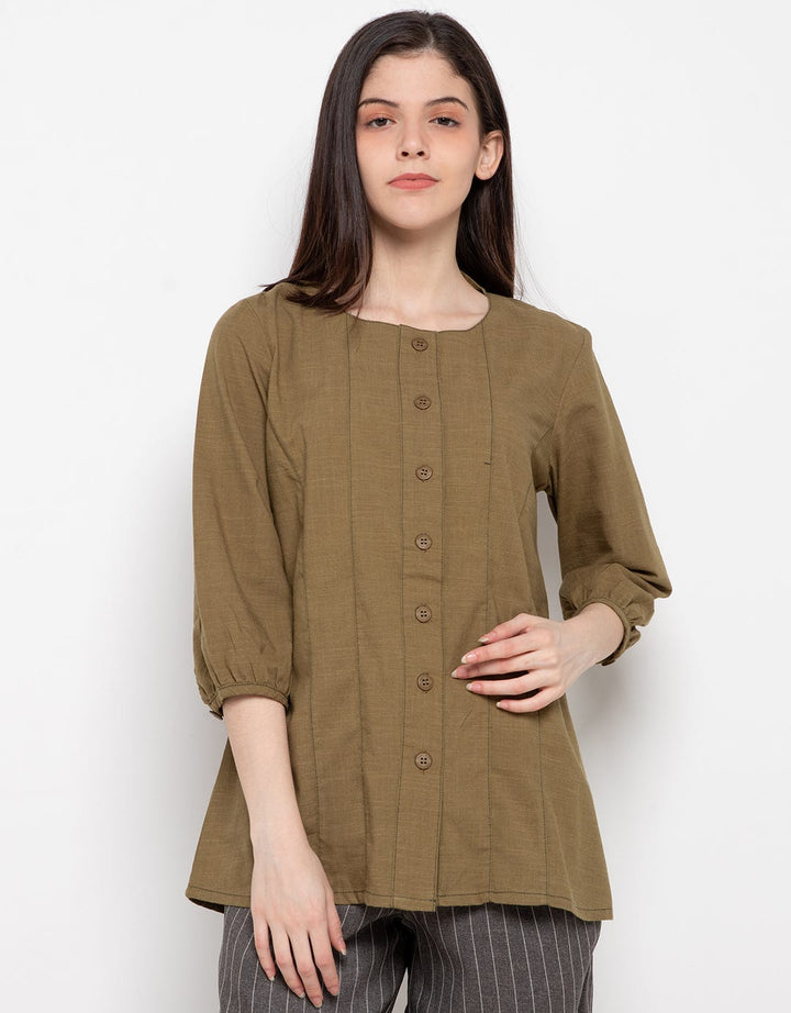 Simplicity Big Button Blouse 32Ee2Ol0L1908