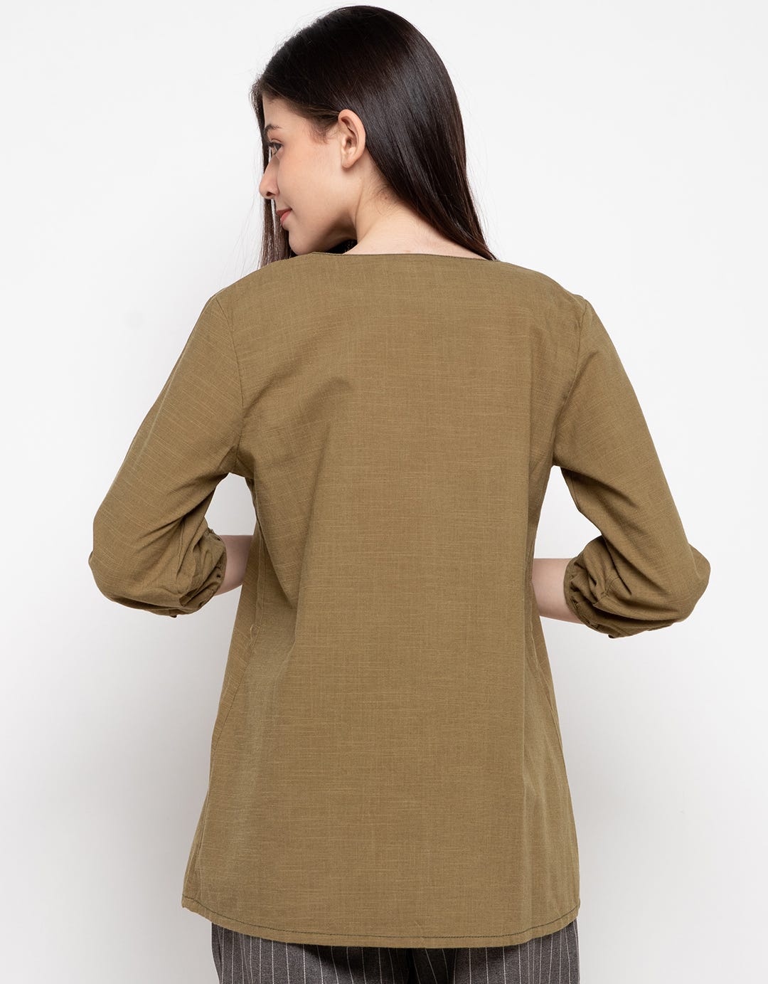 Simplicity Big Button Blouse 32Ee2Ol0L1908
