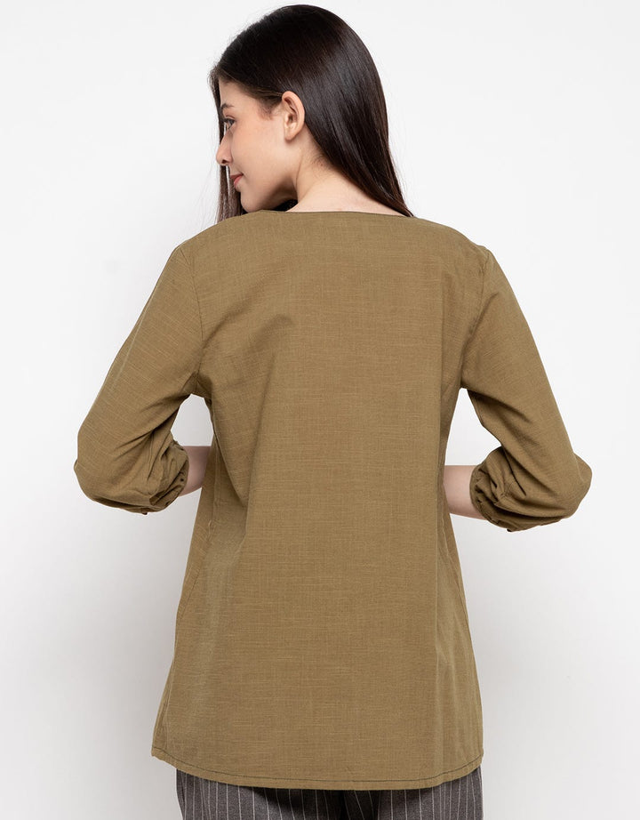 Simplicity Big Button Blouse 32Ee2Ol0L1908